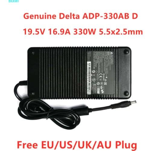 Original DELTA ADP-330AB D 19.5V 16.9A 330W 5.5X2.5mm AC DC Adapter Power Supply Charger For MSI X8ti Laptop Adapter Charger