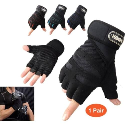 Gym Gloves Fitness Weight Lifting Gloves Body Building Training Sports Exercise Sport Workout Glove for Men Women M/L/XL
