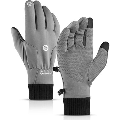 New Winter Men Gloves Outdoor Warm Cycling Gloves High Quality Mountaineering Skiing Waterproof Touch Screen Gloves For The Cold