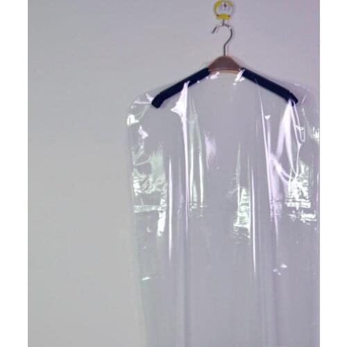 Plastic Transparent Clothes Hanging Dust Cover Wardrobe Hanging Clothes Waterproof Dust Cover Suit Jacket Coat Storage Bag