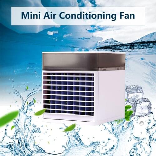 Portable Air Cooler Household Multifunctional Humidifier Purifier USB Desktop Air Conditioner Fan 3 Speeds