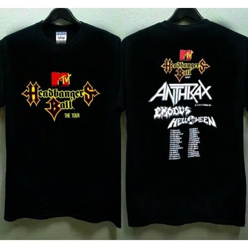 RARE MTV Vtg Headbangers Ball Tour 1989 t shirt