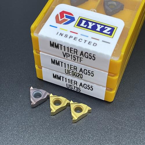 MMT11IR/ER AG55 VP15TF/US735/UE6020 Thread Turning Tool carbide insert CNC lathe Thread turning insert