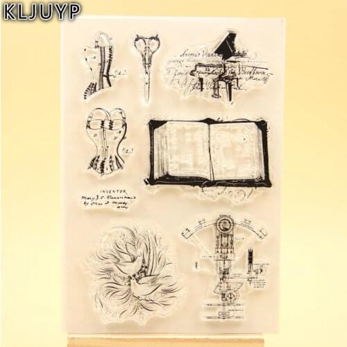 KLJUYP Clear Stamps Scrapbook Paper Craft Clear stamp scrapbooking 470