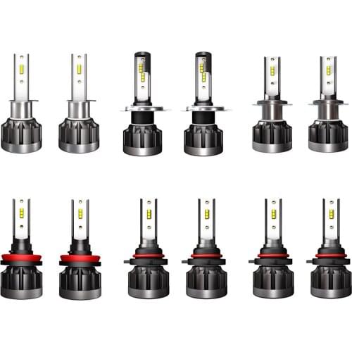 LED Car Headlight Bulb H1 H4 H7 H11 9005 9006 IP68 Waterproof 40W 4000LM 6000K C6S2 CSP Chip LED Bulb for Auto Headlamp 1901