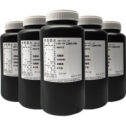 Hard Ink 500ML Bottle LED UV Ink For Epson L800 L805 L1800 R290 R330 1390 1400 1410 1500W UV Printer Ink Universal UV Ink