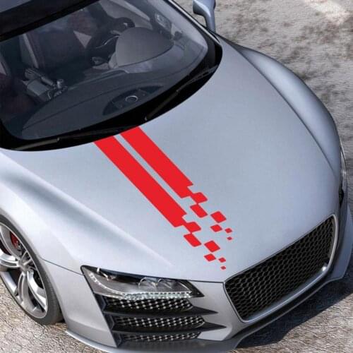 Universal Car Hood Sticker Vinyl Body Decal Racing Stripe Stickers Decoration Decal Car Styling Sticker Front Hood Sticker
