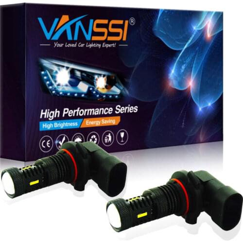 VANSSI 1 Pair HB4 9006 LED Fog Light Bulbs 2400lm Super Bright 9006 HB4 LED Bulbs High Power CSP-4 LED 6000K White