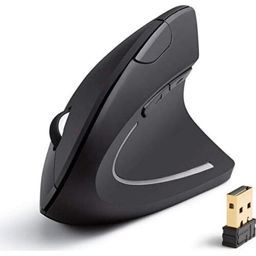 Vertical Wireless Mouse Computer Mice Ergonomic Desktop Upright MouseSupplies Cool Shark Fin Ergonomic For PC Laptop Office