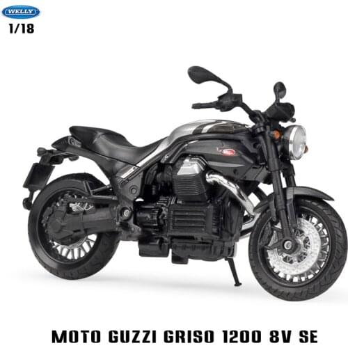Welly 1:18 Hot new style Moto Guzzi Griso 1200 8V SE original authorized simulation alloy motorcycle model toy car Collecting