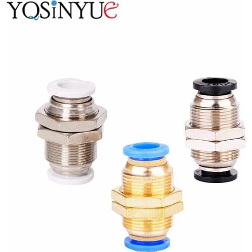1PC Pneumatic Fittings PM Straight Connector 4-12mm OD Hose Plastic Push In Gas Quick Connector Air Fitting Plumbing