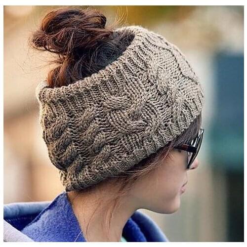200pcs/lot 2015 new coming winter knitted wide twist headband/hair band