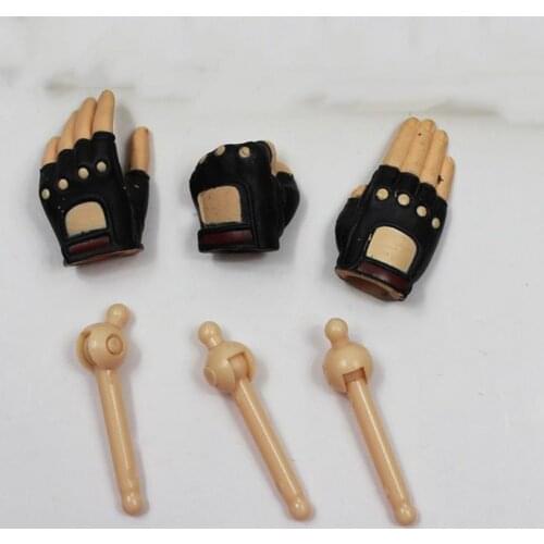 3pcs 1/6 Female Hand Types with Connectors For 12'' Women Figures Bodies