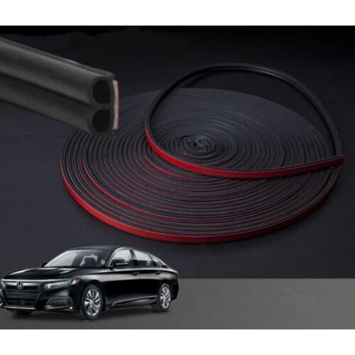 Car Door Seal Strips Sticker B Shape Weatherstrip Rubber Seals for Lifan X60 Cebrium Solano New Celliya Smily