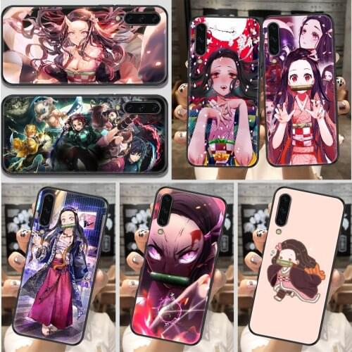 Demon Slaye Kamado Nezuko Phone Case For Samsung Galaxy A 10 12 20E 21S 30 32 40 50 51 52 70 71 72 5 6 7 2016 2018 black trend