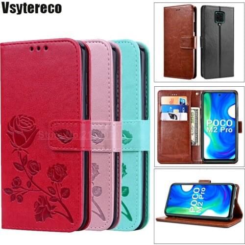 Phone Holster For Ksiomi Xiaomi Poco M2 Pro Case Leather Flip Cover on Xoaomi Poco X2 Coque For Xaomi Xiami Poco M2 F2 Pro etui