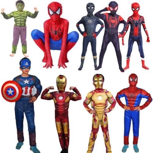 Kids Halloween Movie Superhero Cosplay Costume Boys Girls Toy Gloves/Mask Party Gifts