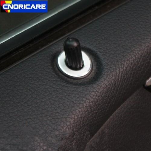 Car Door Lifting Buttons Decoration Sequins For Mercedes Benz GLK X204 E Class W212 Aluminium Alloy Door Pin Bolt Sticker