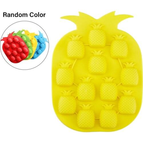 Pineapple Ice Cube Mould Chocolate Molds Candy Mold Baking Tools DIY 3D Shape For Cake Mold Ice Mold Chocolate Mold Silicone