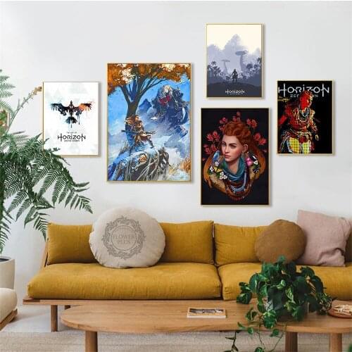 Horizon Zero Dawn Game Artwork Posters and Prints Wall art Decorative Picture Canvas Painting For Living Room Home Decor Unframe
