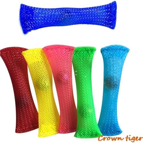 Fidget toy stress relief toy marble ball net tube anti stress squeeze toy edc decompression sensory adhd autism vent relax toy