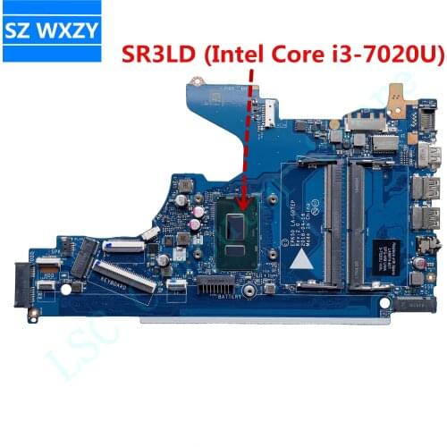 L49974-601 L49974-001 For HP 15-DA Laptop Motherboard With SR3LD (Intel Core i3-7020U) EPK50 LA-G07EP DDR4 MB 100% Tested