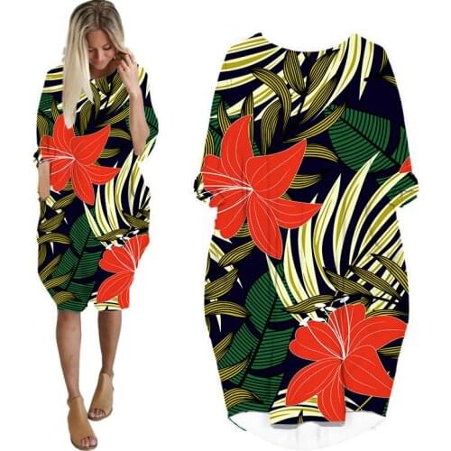 3D Print Fashion Dress Colored Leaves Funny Harajuku Reggae Woman Dress Long-sleeve Dresses for Women Clothing