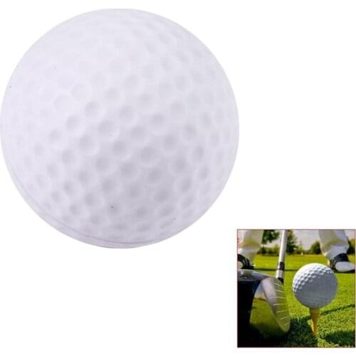 1Pcs Foam Practice Golf Balls White Golf Training Balls Game Putting Green Backyard Target Outdoor Swing Indoor D2N3