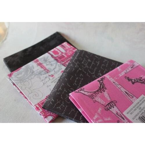 2015 new fat quater bundle 4pcs/set 47cm*53cm Patchwork Fabric Quilting Cloth basic color cotton Fabric with gift