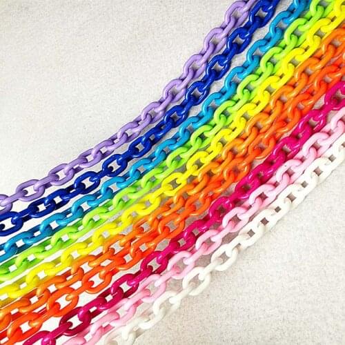 New Candy Acrylic Sunglasses Chain Women Reading Hanging Neck Chain Largand Glasses Chain Eyeglasses Strand 14mm*19mm