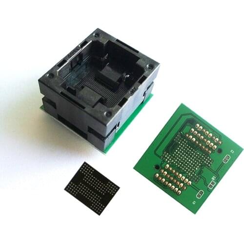 BGA132 BGA152 to DIP48 Adapter IC Test Socket BGA88 BGA136 Burn in Socket Programmer Socket Open Top Structure Test Seat