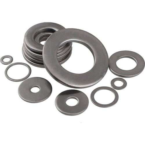 Flat Washers A2 Stainless Steel Washer M3 M4 M5 M6 M8 M10 M12 M14 M16 M18 M20