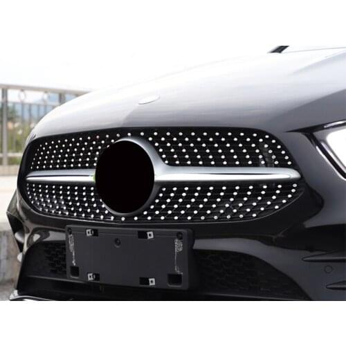For Mercedes Benz A GLA CLA Class W177 V177 H247 C117 W117 Car Air Intake Grille Decoration Sequin Starry Sky Net Trim Sequins