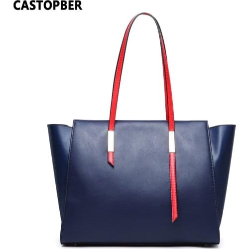 Fashion Simple Big Tote Bags For Women Extra Large Split Cowhide Leather Wing Shoulder Bags European And American Style Luxury