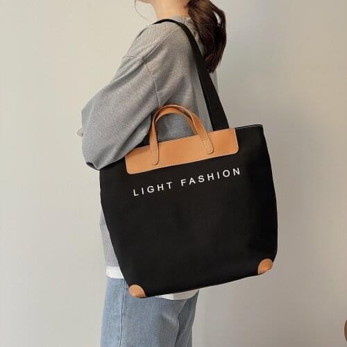 CGCBAG 2021 Casual Luxury Designe Tote Bag Women Canvas Simple High Quality Shopper Bag Female Handbag Ladies Shoulder Bag