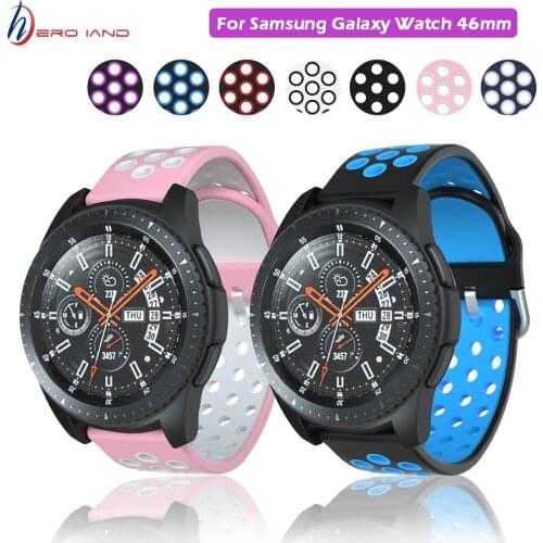 22 Strap For samsung Galaxy watch 46mm gear s3 Frontier/Classic silicone replacement wrist rubber band bracelet belt Accessories