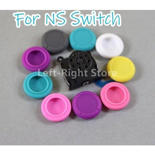 4PCS 3D Analog Joystick thumb Stick Cap Button Module Control Replacement for Nintendo Switch JoyCon NS Joy Con Controller