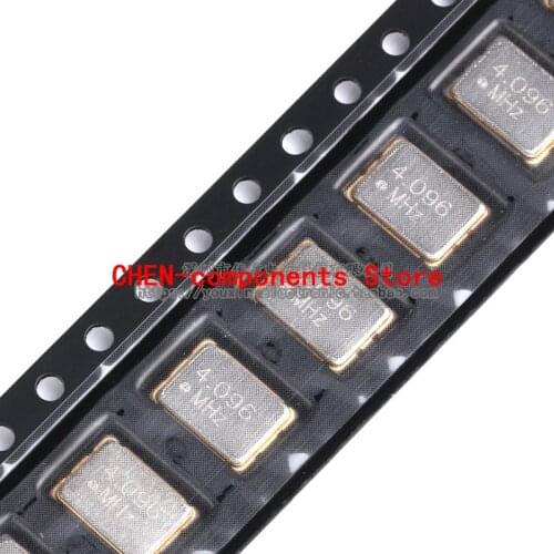5pcs SMD Active Crystal 7050 4.096MHz 25PPM 3.3V 5*7mm 4 feet 5070 Resonator