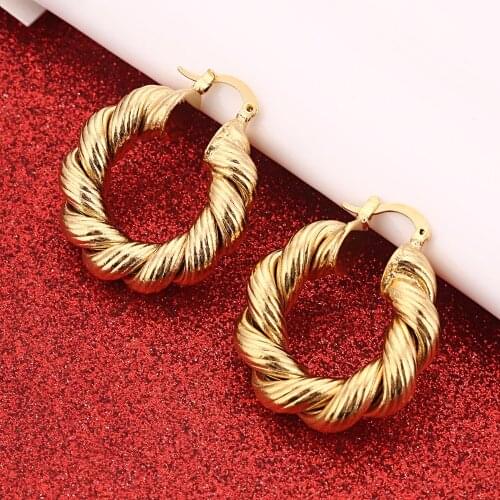 Africa Earrings for Women Gold Color Earrings Girl Jewelry Arab Middle East Gift