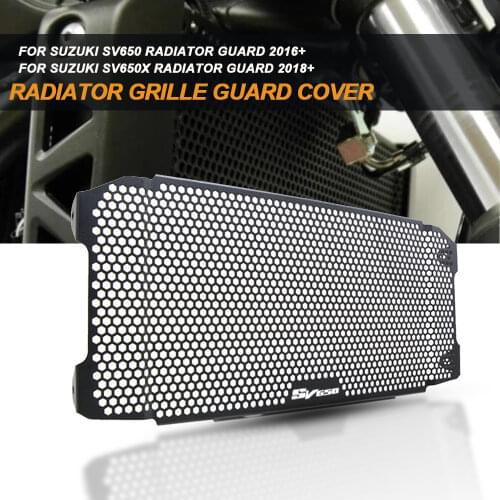 For Suzuki SV650 SV 650 2016 2017 2018 2019 2020 2021 Motorcycle Aluminum Radiator Grille Grill Guard Cover Protector Accessorie