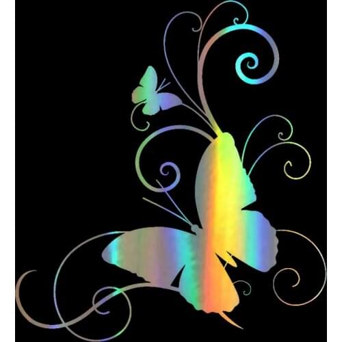 Car Sticker Butterfly Personality Fashion Vinyl Sticker Funny Cover Scratches Waterproof Stickers and Decals Vinyl Car Styling