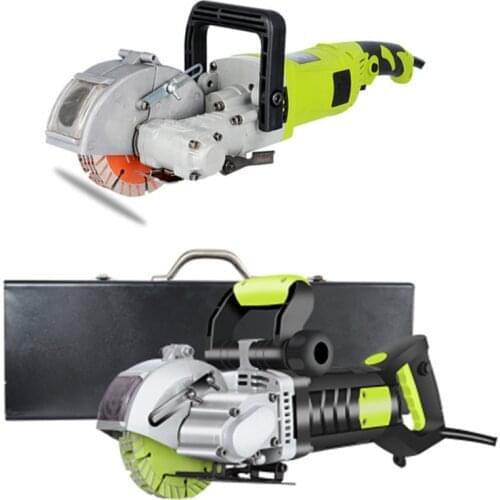 Electric Wall Chaser Groove Cutting Machine Wall Slotting Machine Steel Concrete Cutting Machine 220V