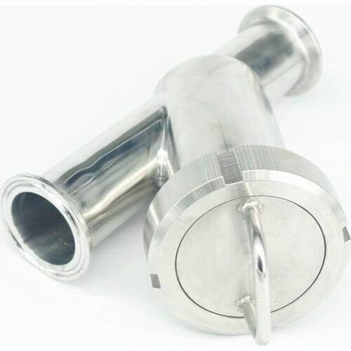 Fit 32mm Pipe OD x 1.5" Tri Clamp 20-150 Mesh 304 Stainless Steel Sanitary Y Type Strainer Filter Home Brew Wine