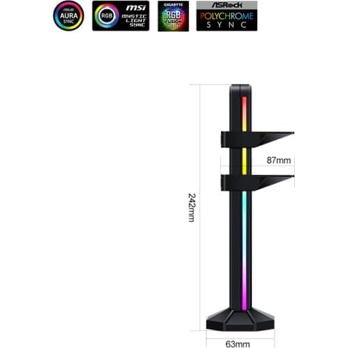 GPU Vertical Bracket 5V ARGB 3Pin Belief Lamp Use For Graphics Card Support VGA Holder