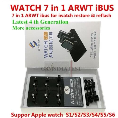 IBUS AWRT Adapter Restore Tool Recovery Adapter Restore box & Repair tool Support For iWatch Ibus S1/S2/S3/S4/S5 S/6 38mm & 42mm