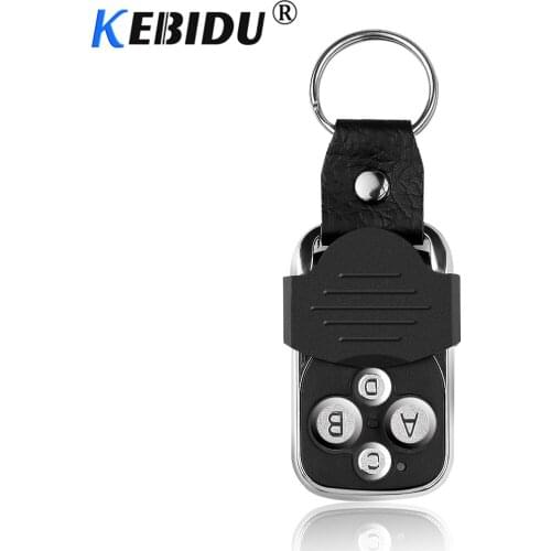 KEBIDU 433MHZ Universal Garage Gate Door Remote Control 4 Key Auto Copy Pair Garage Door Opener Copy Remote Control Duplicator