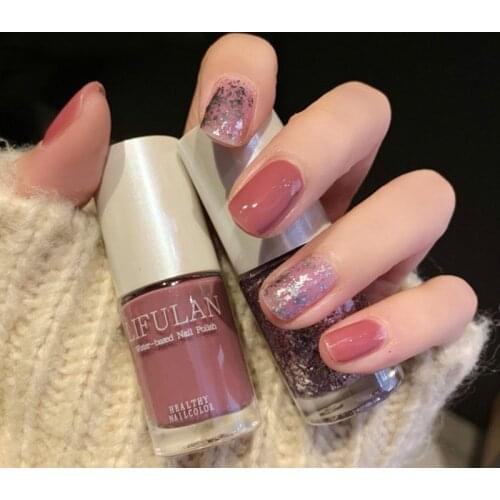 Water-Based Free Baking Nail Polish Jelly Aurora Autumn Winter Color Nail Varnishes Lasting Quick Dry Tearable Lacquer Manicure