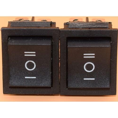 Momentary rocker switch 6 flat pins,double sides spring return to middle after released