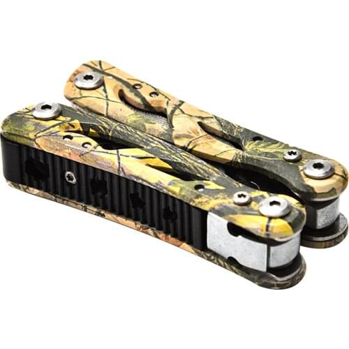 Multifunction Stainless Steel Outdoor Portable Pocket Folding Plier Bottle Can Opener Knife Saw Survival Pliers