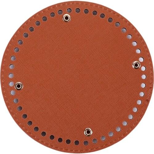 15cm Bag Bottom Round Pad Women Handbag Shoulder Bucket Bag Bottom Tray Plate Handmade Stitching Diy Part Accessories New